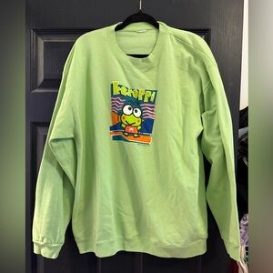 Vintage 1996 Sanrio Keroppi Crewneck, Size L/XL, EUC
